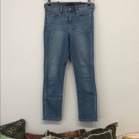 uniqlo high rise cigarette jeans review